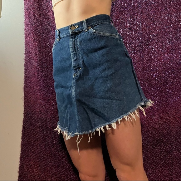 Lee denim skirt medium wash - Picture 2 of 7